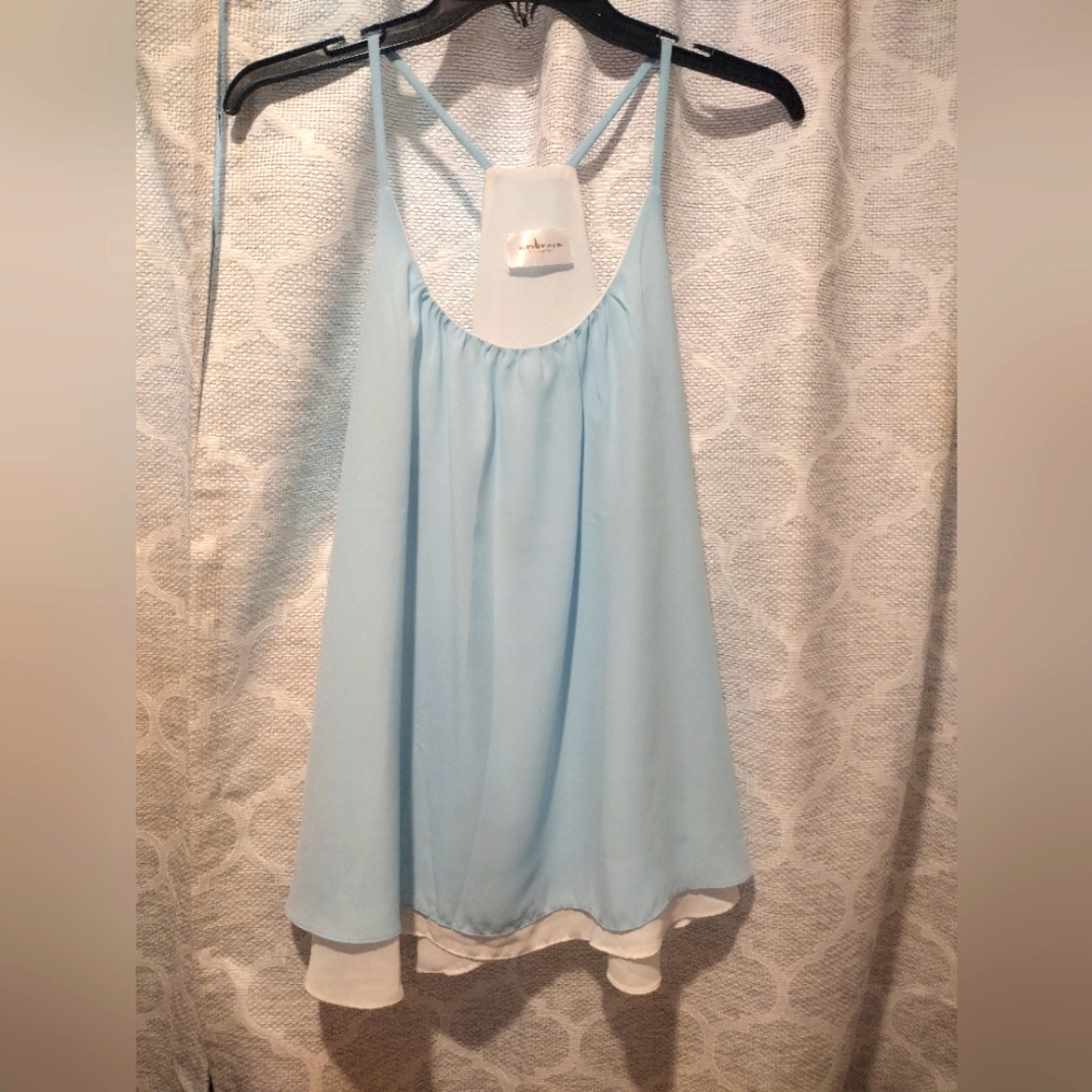 Light blue blouse